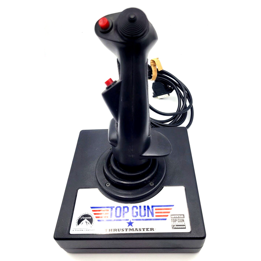 THRUSTMASTER Official Top Gun Joystick with Owners Manual Vintage 1995